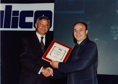 Award from Presidenrt Mr. Andreas Vasileiou - 1997